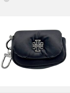 Tory Burch Britten Nylon Puffy Card Case, Bag Charm